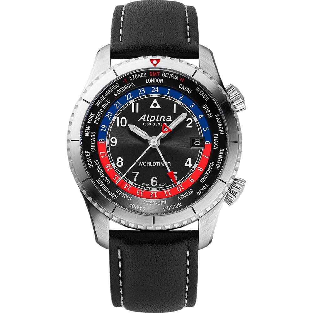 Orologio Alpina AL-255BRB4S26 Startimer Pilot Worldtimer