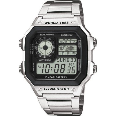 Orologio Casio Collection AE-1200WHD-1A World Time