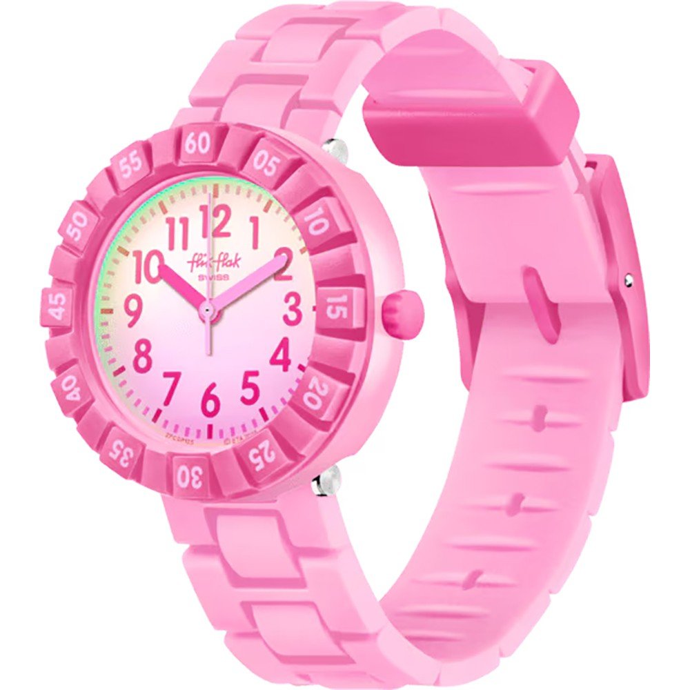 Orologio Flik Flak 5+ Power Time FCSP125 Pink Splash