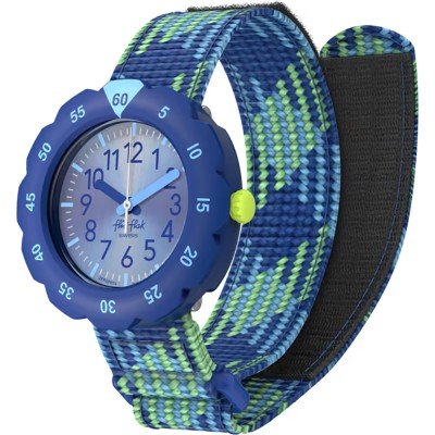 Orologio Flik Flak 5+ Power Time FPSP074 Loop in blue