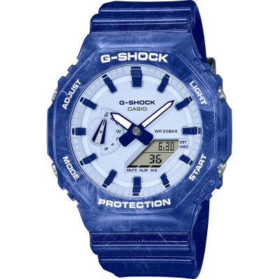 Orologio G-Shock Classic Style GA-2100BWP-2A Carbon Core Guard - Blue & White Pottery