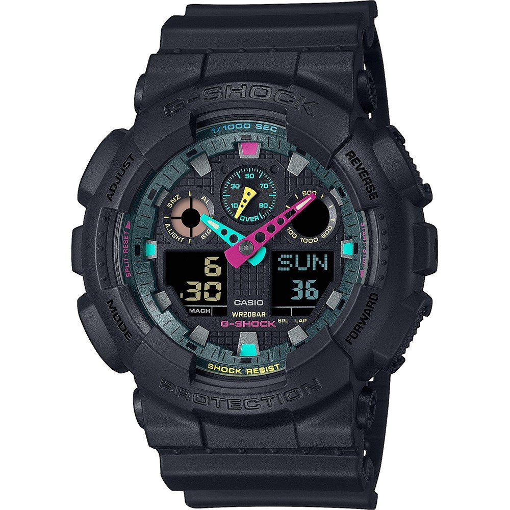 Orologio G-Shock Classic Style GA-100MF-1AER Multi Fluorescent Accents