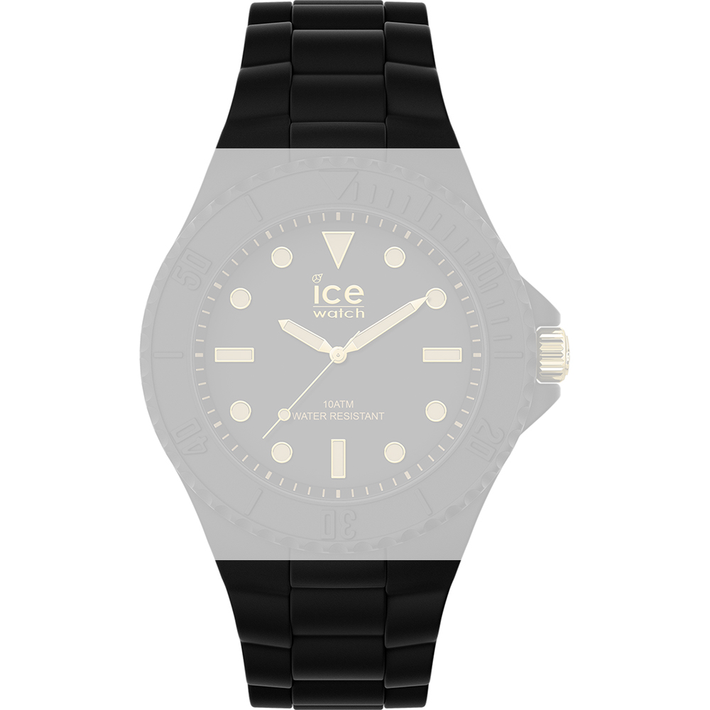 Cinturino Ice-Watch 019282 019156 Generation Black Gold
