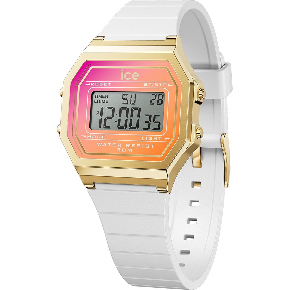 Orologio Ice-Watch Ice-Digital 022720 ICE digit retro - White sunkissed