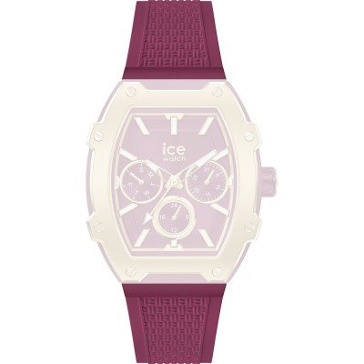 Cinturino Ice-Watch 022981 ICE boliday - Gold burgundy