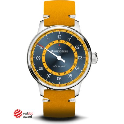 Meistersinger AM1025 Perigraph Mellow Yellow orologio