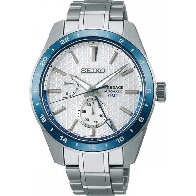 orologio Seiko SARF007 Presage Sharp Edged GMT - 140th Anniversary