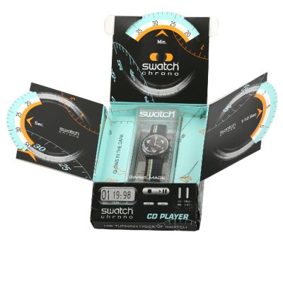 Orologio Swatch Chrono SCB120PACK CD Player