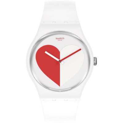 Orologio Swatch Specials SO29Z113 Half <3 Red