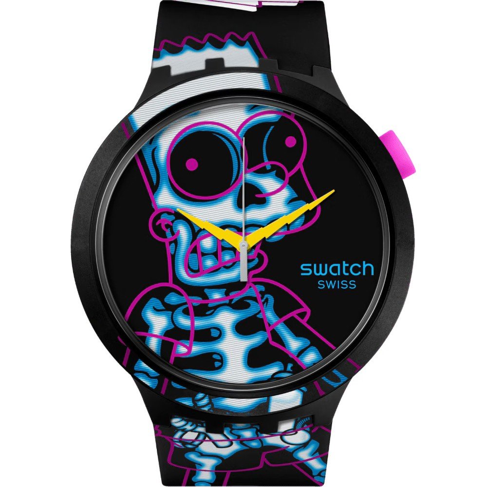 Orologio Swatch Big Bold SB01Z105 The Simpons Collection - Aye Carumboo