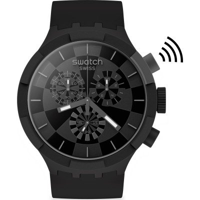 Orologio Swatch Big Bold SB02B103-5300 Checkpoint Black Pay!