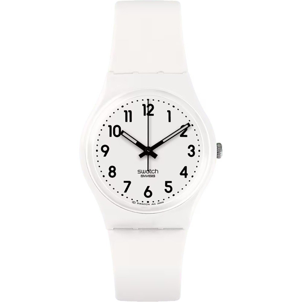 Orologio Swatch Original Medium (34mm) SO28W107-S14 Just White Soft