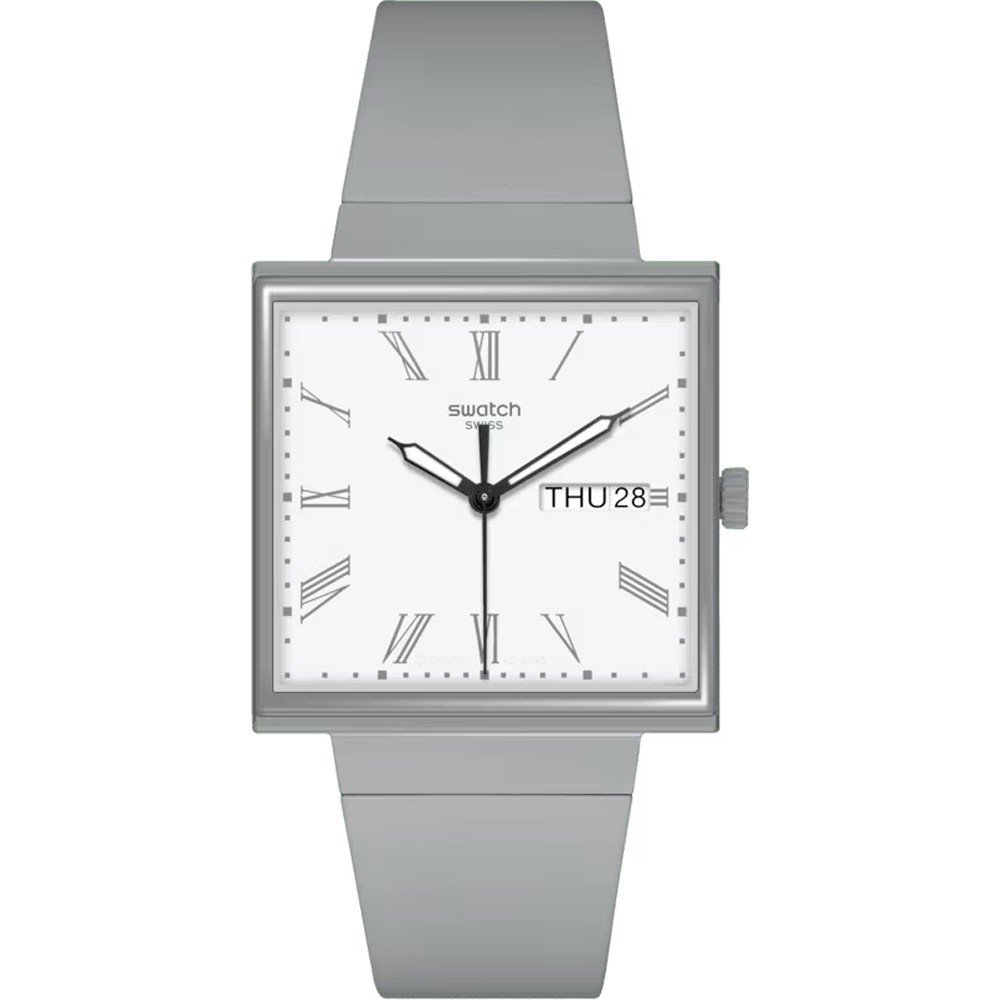 Orologio Swatch What If - Square SO34M700 What If... Grey?
