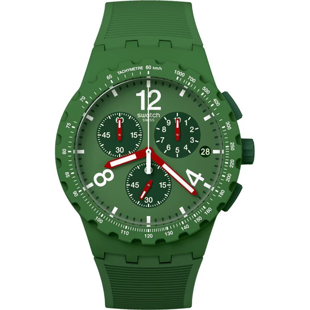 Orologio Swatch New Chrono Plastic SUSG407 Primarily green