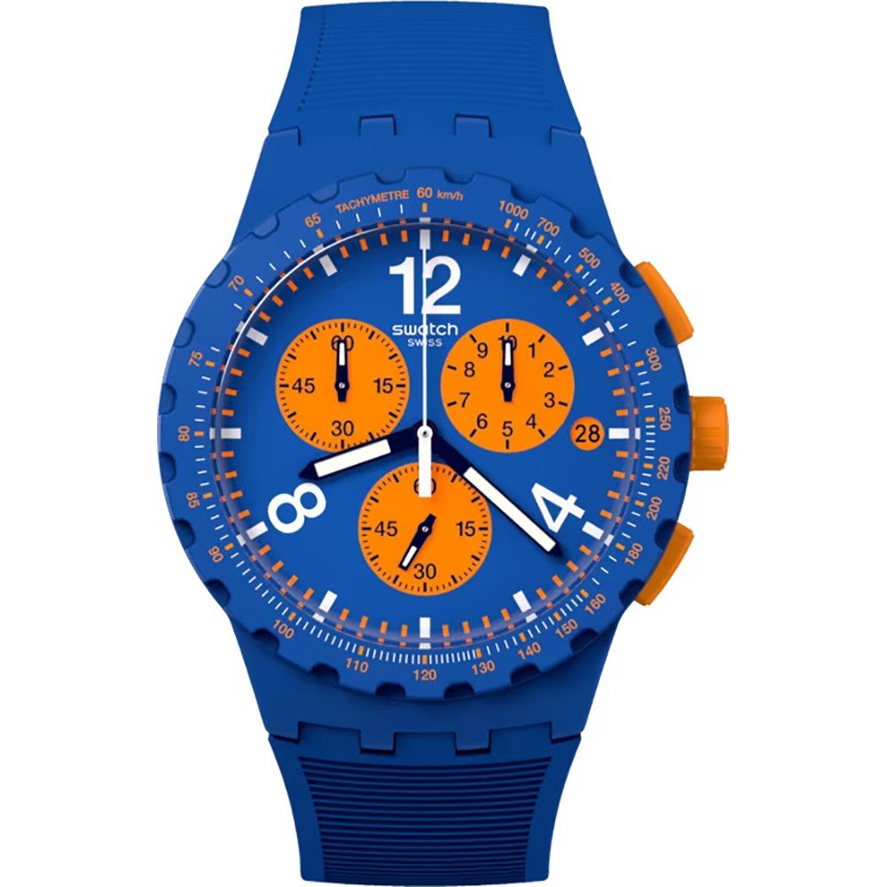 Orologio Swatch New Chrono Plastic SUSN419 Primarily blue