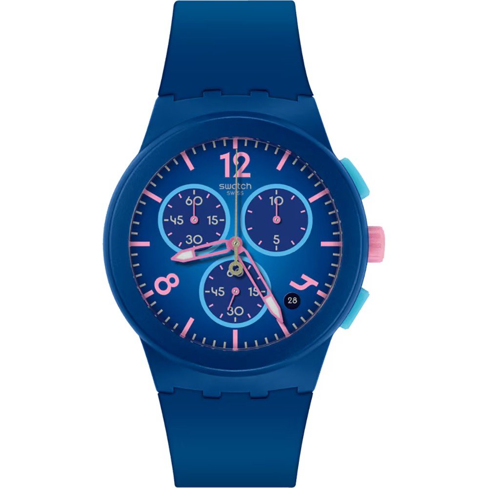 Orologio Swatch New Chrono Plastic SUSN420 Blue Heelflip