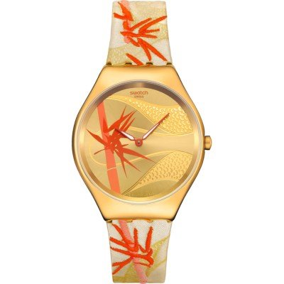 Orologio Swatch Skin Irony SYXZ105 Golden red bamboo