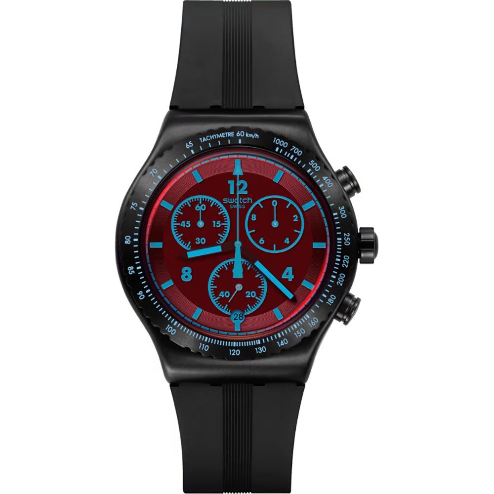 Orologio Swatch Irony - Chrono New YVB417 Crimson Mystique