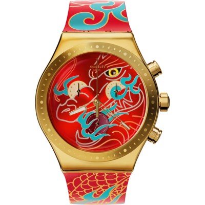 Orologio Swatch Irony - Chrono New YVZ100 Dragon in motion