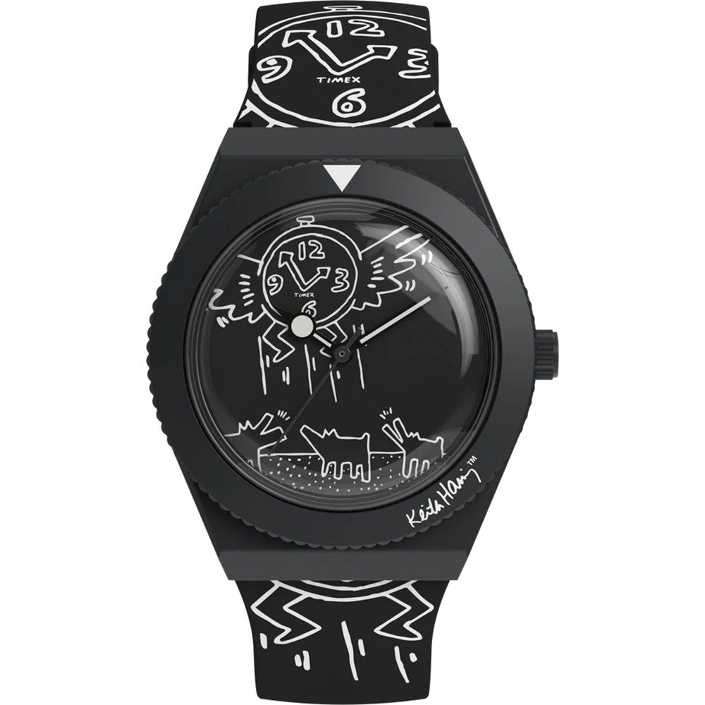 Orologio Timex Q TW2W25600 Q Reissue x Keith Haring